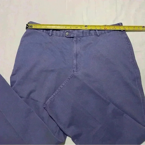Peter Millar Crown Crafted Men's 40 Pants Purple MS15B84 Concord Garment Dyed - Picture 5 of 9